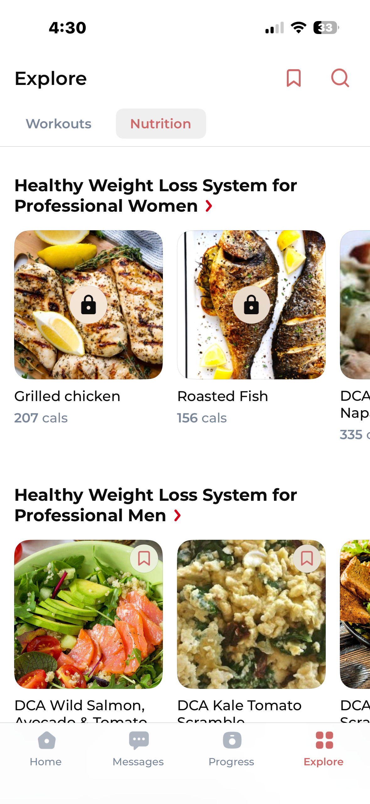 Explore recipes and nutrition plans