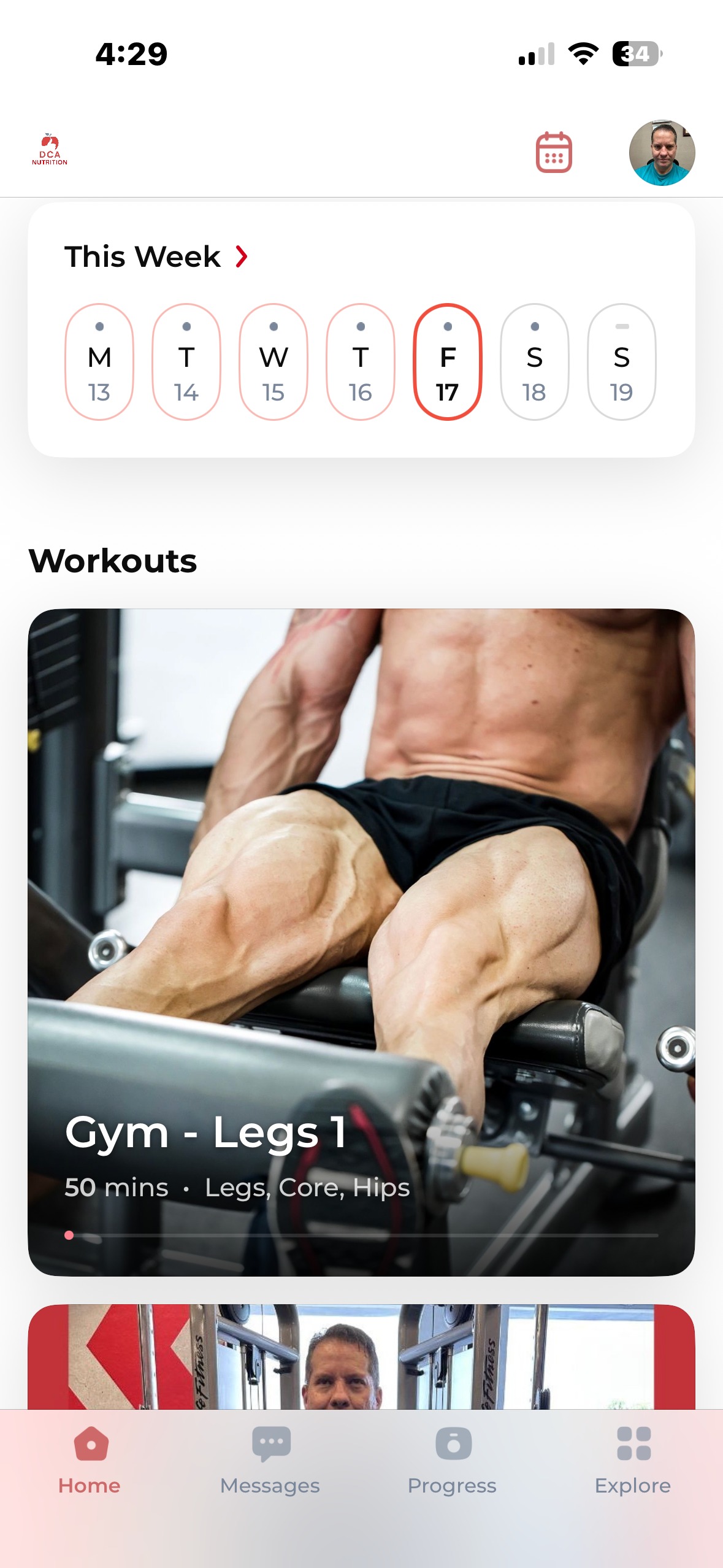 Workout schedules and exercises